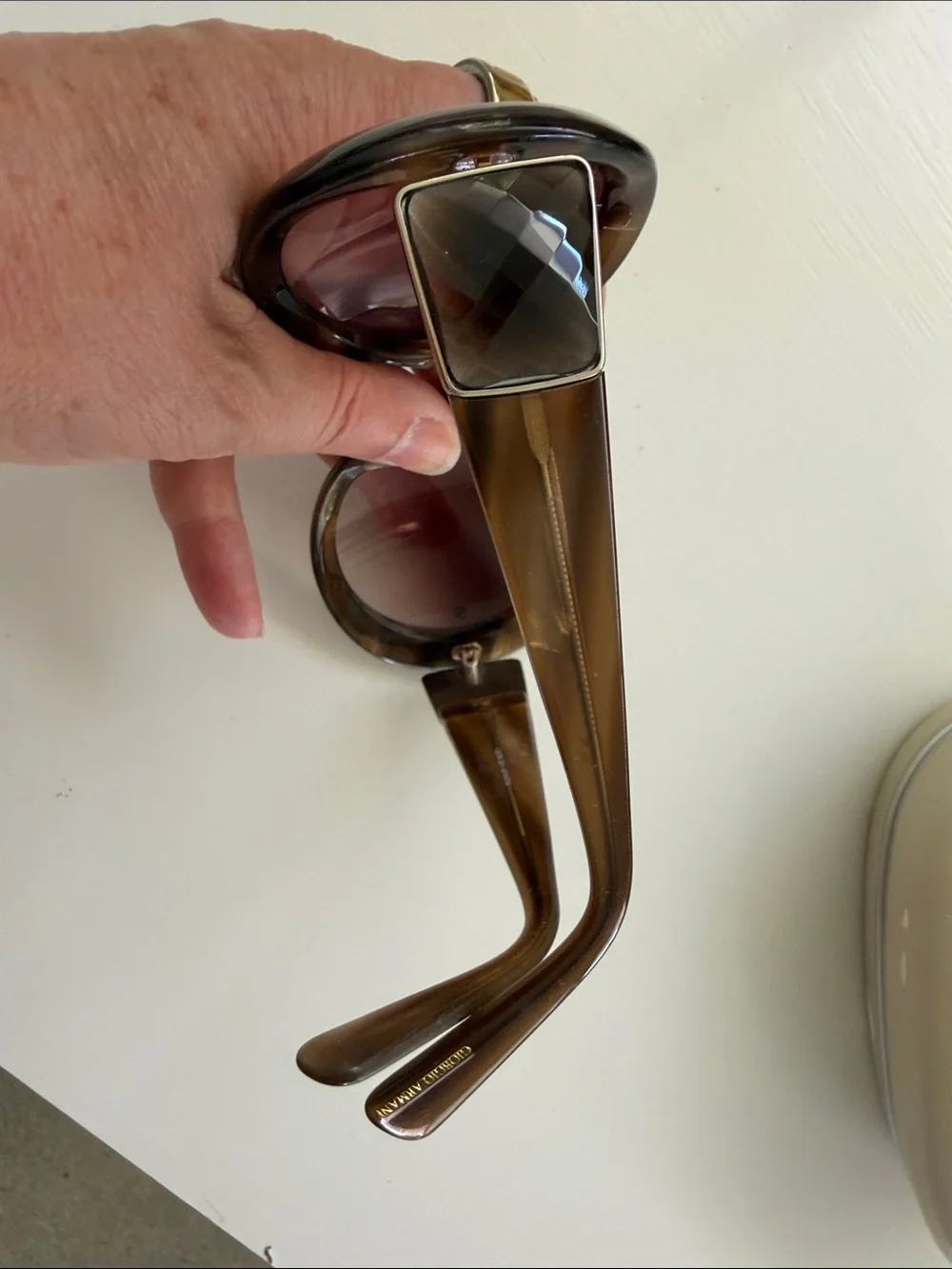Giorgio Armani Brown Tortoiseshell 😎 sunglasses